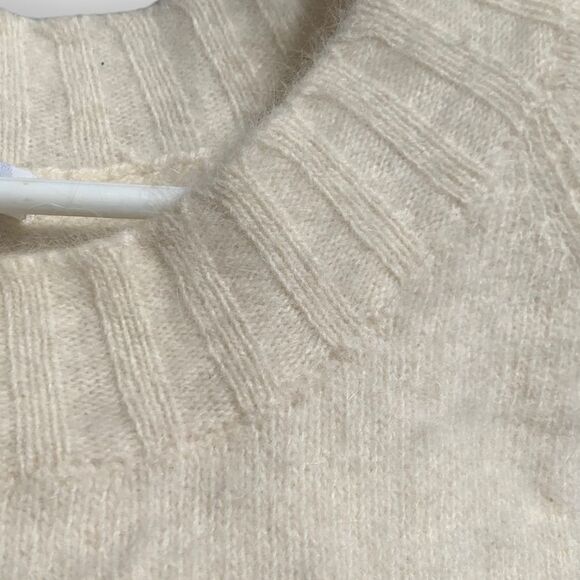 Angora Sweater Shirt M Beth Comb Studio Crew Neck Sleeveless Vest Mohair - Picture 5 of 12